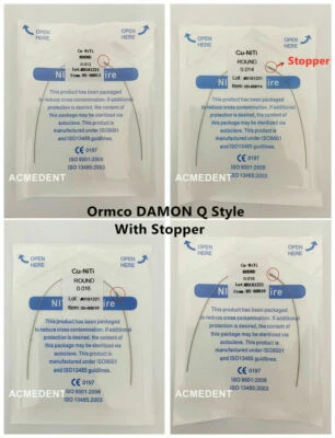 50Pack Dental Orthodontic Copper Niti Cu Arch Wires Ormco DAMON Round Wire Stops