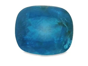 4.41Ct UNHEATED NEON BLUE APATITE GEMSTONE FROM BRAZIL - Picture 1 of 7