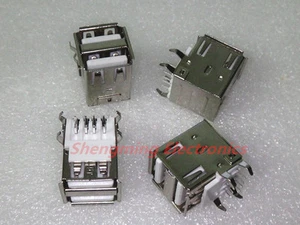 10PCS laptop double USB jacks double 2.0 Connector Female - Picture 1 of 2