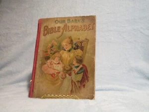 Our Baby's Bible Alphabet by Aunt Charlotte, Vintage Board Book - Picture 1 of 2