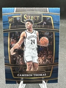 2021-22 Panini Select - Concourse Blue #21 Cameron Thomas (RC) - Foto 1 di 2
