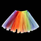 Pride Tutu Neon Rainbow Ra Ra Skirt Layered Ruffle Party Fancy Dress