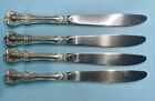 Towle Old Master Sterling Silver Lot Of Four 8-7/8" Dinner Knives