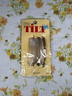 Nuevo de Lote Antiguo Peines de Moda Inclinables Transparentes #2019 EE. UU. Accesorios para el Cabello utilería Foto 1 de 4