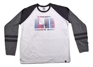 '47 Brand Womens NFL Superbowl LII Minnesota White Shirt New L, XL - Picture 1 of 5