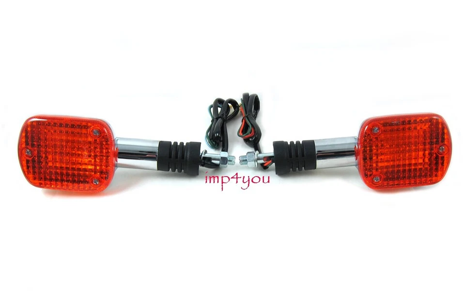 2 pcs Rear turn signal indicators for 1983 Honda Custom CB1000C Replacement Foto 1 de 2