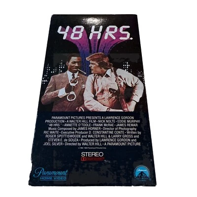 48 Hours VHS Paramount Home Video 1983 Foto 1 de 2