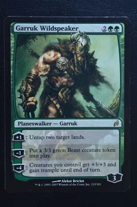 Magic The Gathering MTG GARRUK WILDSPEAKER Lorwyn LP Lightly Played - Picture 1 of 2