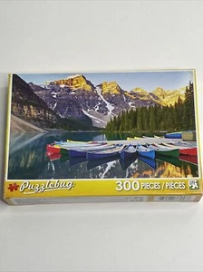 Sunrise on Moraine Lake with Colorful Banff National Park 300 Piece Puzzle - Picture 1 of 4