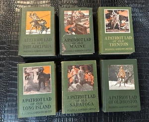 LOT of 6 ANTIQUE hardcover books (JMH) RUSSELL GORDON CARTER 1920s PATRIOT LAD - Imagen 1 de 1