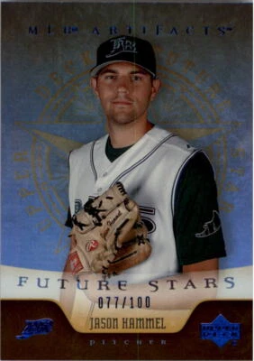 2005 Artifacts Rainbow Blue #230 Jason Hammel FS /100 - NM-MT - Image 1 of 2