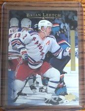 1995-96 Upper Deck Electric Ice Gold RARE Brian Leetch #487 New York Rangers