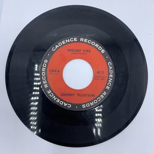 50s Rocker Teen 45 JOHNNY TILLOTSON Well Im Your Man CADENCE hear - Picture 1 of 4