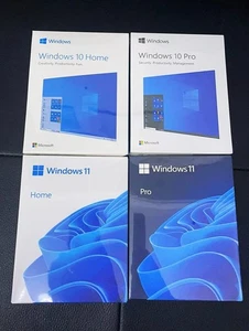 Microsoft Windows 11 Pro/Home| Windows 10 Pro/Home 64-bit USB Media + Key Sealed - Picture 1 of 2