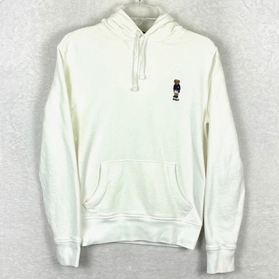 Polo Ralph Lauren Mens XS White Embroidered Schoolboy Bear Preppy Collegiate - Image 1 of 4