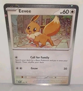 Pokemon Juego de Cartas Coleccionables Destined Rivals - Eevee SVP 200 Checklane Blister Promo (Cosmo Holo) - Imagen 1 de 5