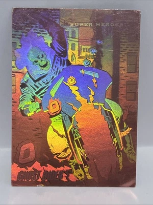 1992 Impel Marvel Universe - Super Heroes Hologram #H-5 GHOST RIDER (Poor) - Image 1 of 4