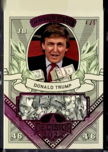 Decision 2022 Update Donald Trump Money Card #MO07 Rainbowv Foil Serial #4/5 - Bild 1 von 2