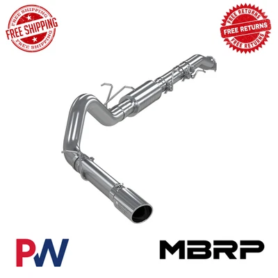 Escape MBRP 4"" Cat-Back SS salida única con punta SS para Ford F-250/F-350 2004-2007 Foto 1 de 2