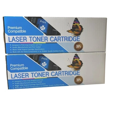 Cartucho de tóner láser compatible premium 2 unidades CB436A NEGRO HP Laser Jet Canon Foto 1 de 4