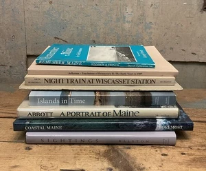 Lot Of 8 Vintage Maine Photography & History, Books From 60s, To 2011 - Picture 1 of 21