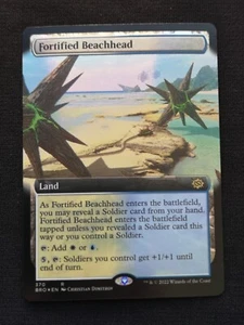 Fortified Beachhead - Extended Art - Foil - The Brothers' War - NM - EN - 370 - Picture 1 of 1