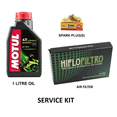 Kit de servicio para Beta RR 300 2T Racing 2013-2021 (aceite, bujía, filtro de aire) Foto 1 de 3