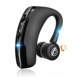 Bluetooth Headset Wireless Business Single Earpiece Voice Answer in Ear Earbud - Picture 1 of 24