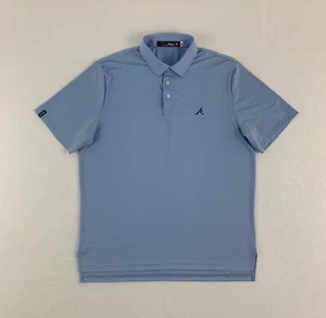 Atlanta Braves Ralph Lauren Hemd Größe L Kurzarm Knopfleiste RLX Blau - Bild 1 von 12