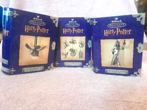Lote 3 Adornos de Peltre Sello Harry Potter Hedwig Owl Granger Hogwarts Dijes - Imagen 1 de 7