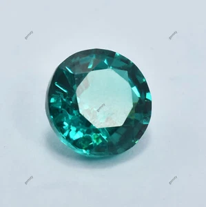 Schöner runder Schliff 10,85 ct grüner loser Edelstein ZERTIFIZIERTER natürlicher Granat. - Bild 1 von 13