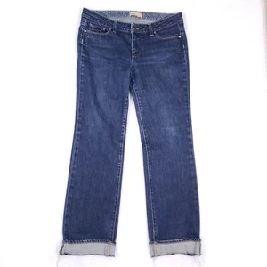Jeans Paige Melrose gamba dritta taglia 31 blu vita media made in USA stile Y2K - Foto 1 di 11