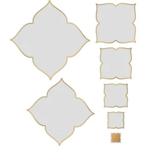 Cut and Foil Die Hotfoil Stamp Nesting Floral Frames - Picture 1 of 3