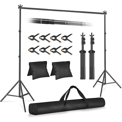 EMART Backdrop Stand 10x7ft(WxH) Photo Studio Adjustable Backgrou from JP - Image 1 of 3