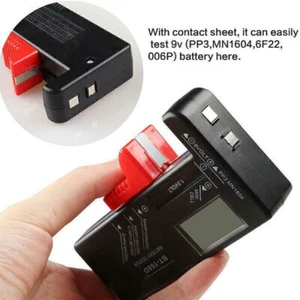 Universal BT-168D Digital Battery Tester Checker for AA AAA C D 9V Button Cell - Picture 1 of 8