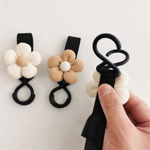 Crochets De Poussette Pour Bébé Cintre De Sac Rotatif À Fleurs Support | - Photo 1/15