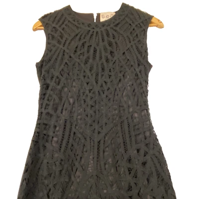 Vestido midi formal de encaje sin mangas Sea New York para mujer talla XS fiesta cóctel Foto 1 de 4