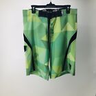 Mens Maui And Sons Unlined Drawstring Poly Blend Board Short Swim Trunk Size 34