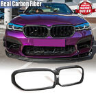 For 2021-23 Bmw F90 M5 Real Carbon Fiber Grill Grille Garnish Insert Trim Covers