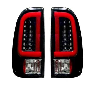 Recon 264293BK Smoked Led Tail Lights For 2008 Thru 2016 Ford Superduty - Image 1 of 3