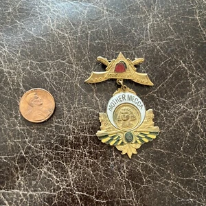 Antique 1909 Louisville Shriner Badge Mother Mecca Mason Freemason Lodge - Picture 1 of 2