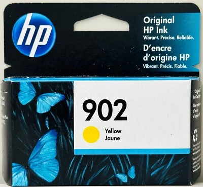 Novos cartuchos de tinta amarela HP 902 genuínos Box OfficeJet Pro 6954 - Imagem 1 de 2