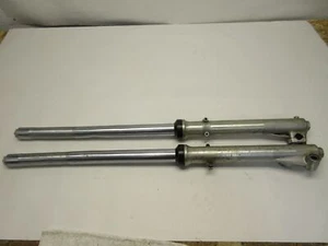 1994 YAMAHA XT250 XT 250 FRONT WHEEL FORKS PAIR BENT FOR REBUILD - Picture 1 of 10