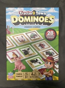 2020 NIB 28 Dominoes Game Tractor Town Farm Educational Learning Kids 3+ - Picture 1 of 3