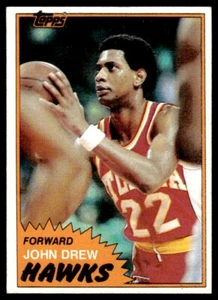 1981-82 Topps John Drew Atlanta Hawks #1 - Imagen 1 de 2