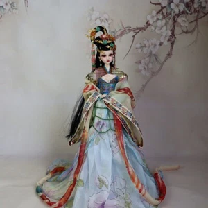 Green Princess Ping An Ancient Chinese Princess Doll Imperial Palace set 12in. - Picture 1 of 3