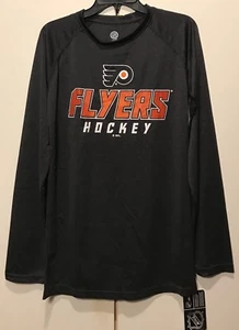 Neu Philadelphia Flyers Herren Langarm Polyester Shirt NHL Hockey LS T-Shirt - Bild 1 von 9