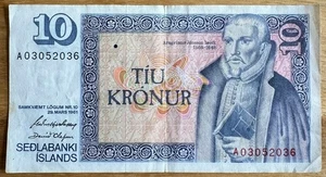 ISLANDE JOLI BILLET DE 10 KRONUR   (BILL 202) - Bild 1 von 2