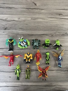 13 x Ben 10 Action Figures Bundle - Creation Chamber Playmates Cartoon Network - Picture 1 of 15