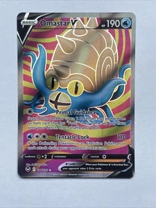 Pokemonš„OMASTAR V 174/195š„Silver Tempestš„ILLUSTRATION RAREš„ - Picture 1 of 2